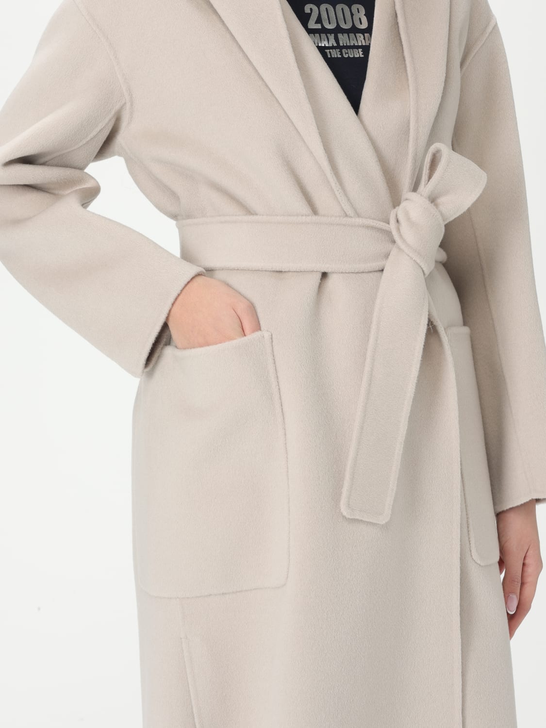 コート 'S Max Mara Woman Coat Beige 2519011081600 055 S Max Mara Wool Woman | Max Mara