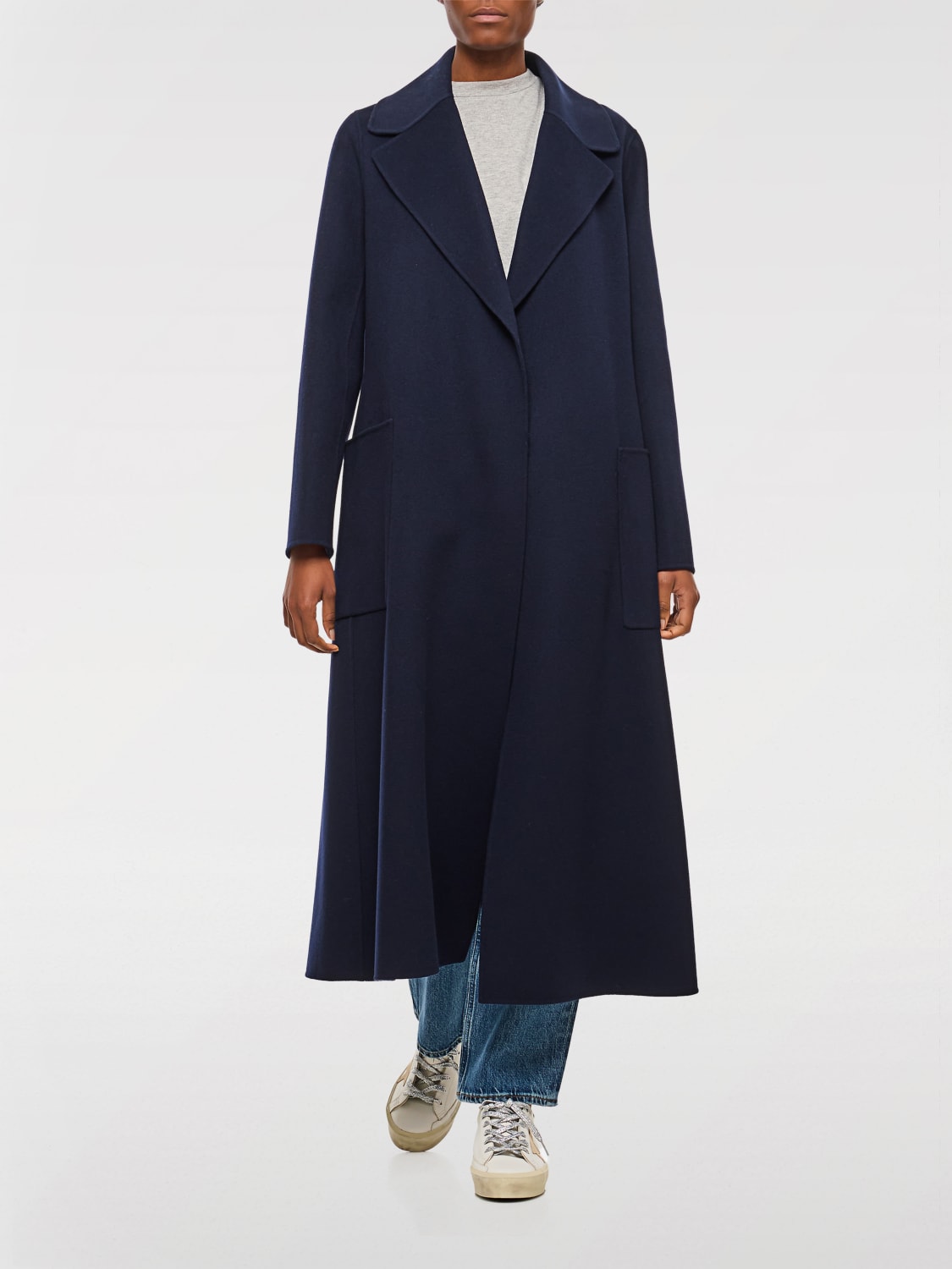 コート 'S Max Mara Woman Coat Blue 2519011071600 081 S MAX MARA: Coat woman - Blue | 'S Max Mara coat