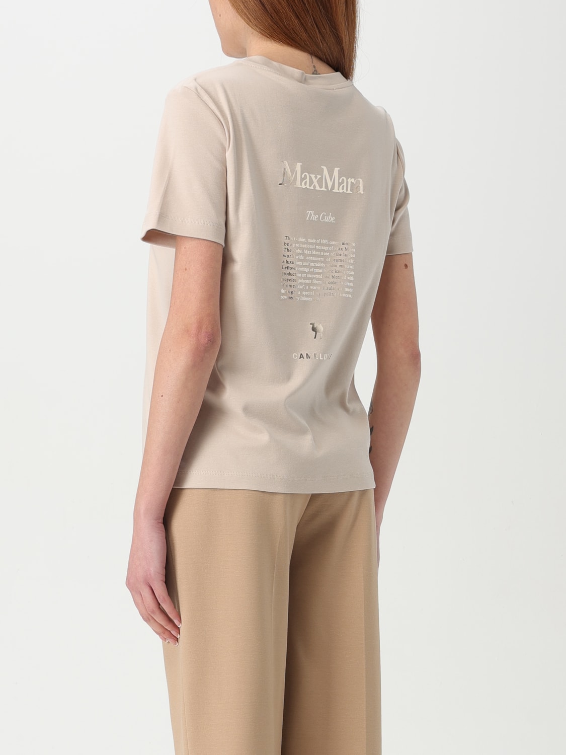 S MAX MARA: T-shirt woman - Beige | 'S Max Mara t-shirt