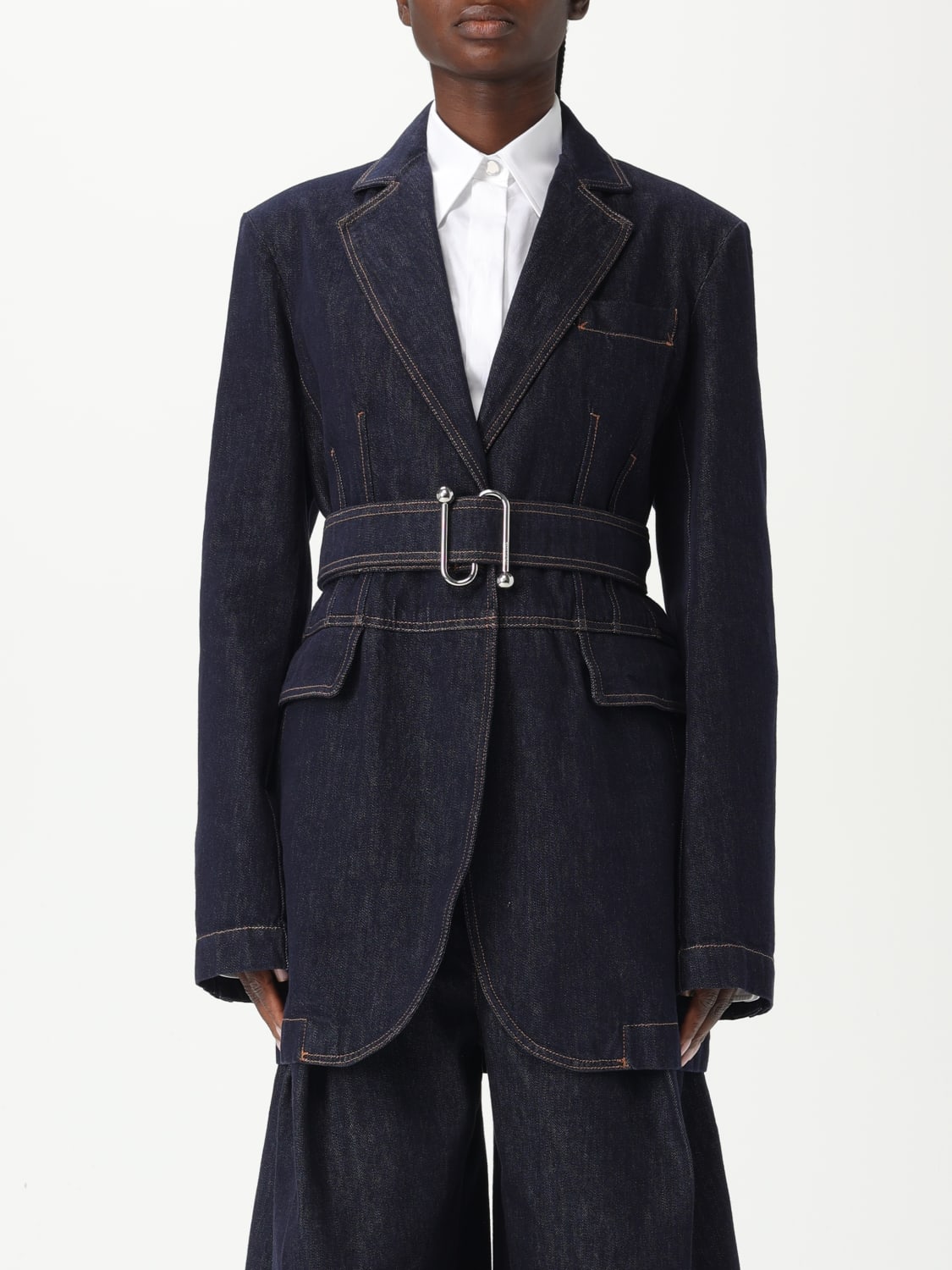 アウターその他 SPORTMAX Woman Blazer Navy 2512041025600 001 SPORTMAX: Blazer woman - Navy | Sportmax blazer
