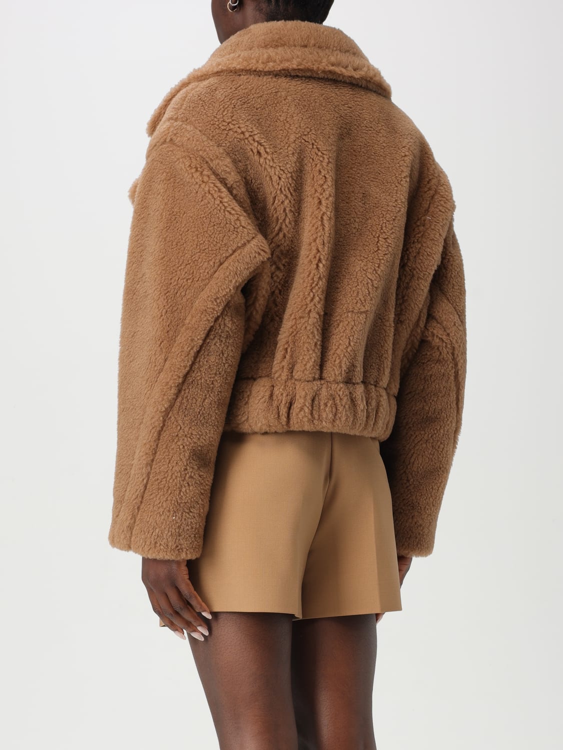 MAX MARA CAPPOTTO: Cappotto Teddy Max Mara in lana di cammello , Cammello - Img 3