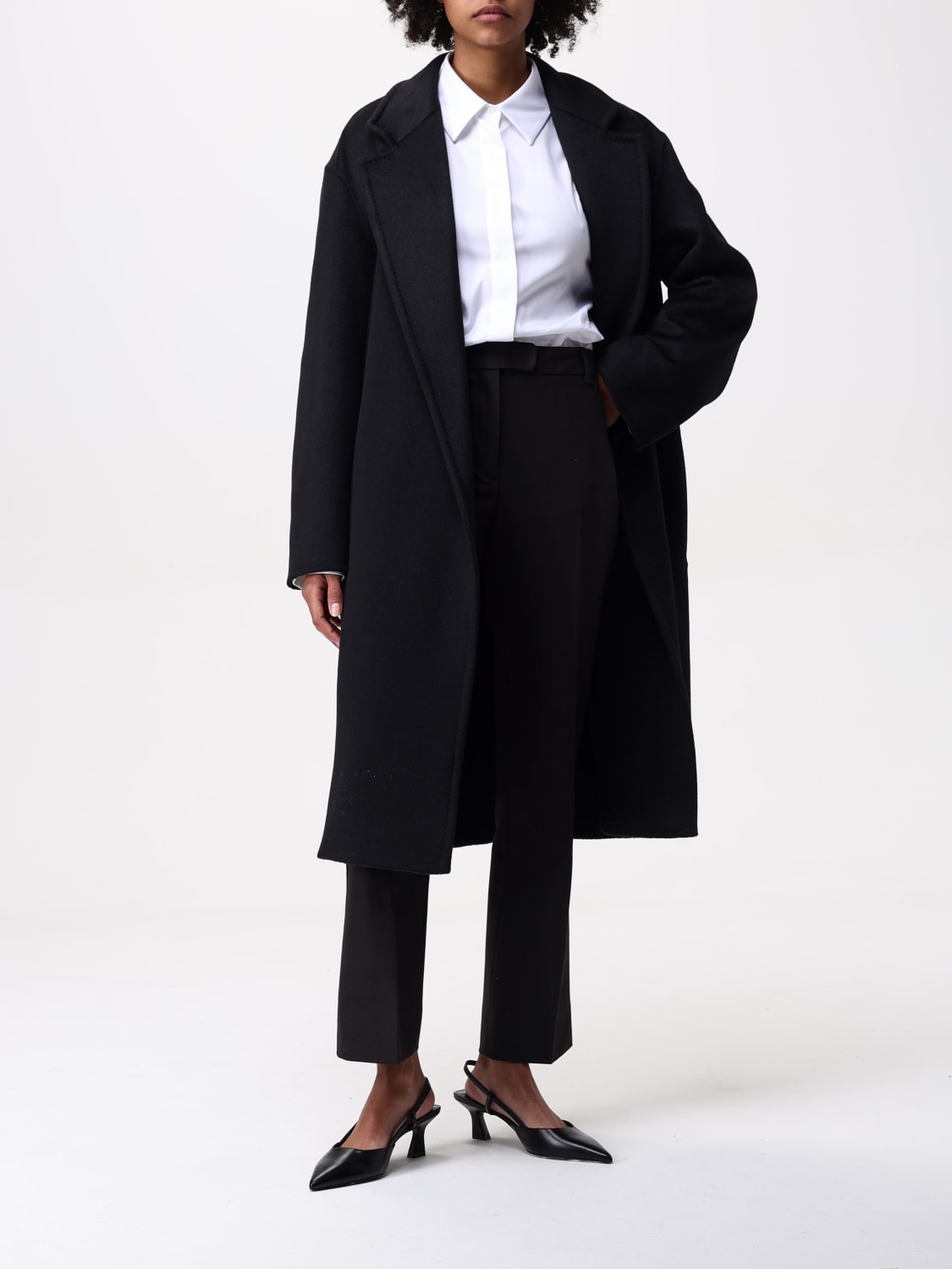 コート MAX MARA Woman Coat Black 2511011101600 011 MAX MARA: Coat woman - Black | Max Mara coat 2511011101600