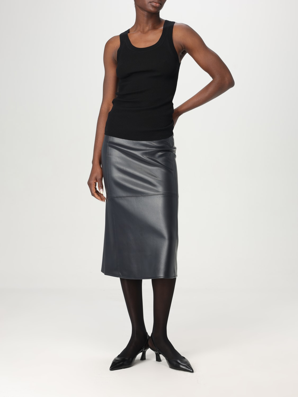 Tシャツ・カットソー MAX MARA Women Tops GERICOCO 002 BLACK Black t shirt female | Max Mara
