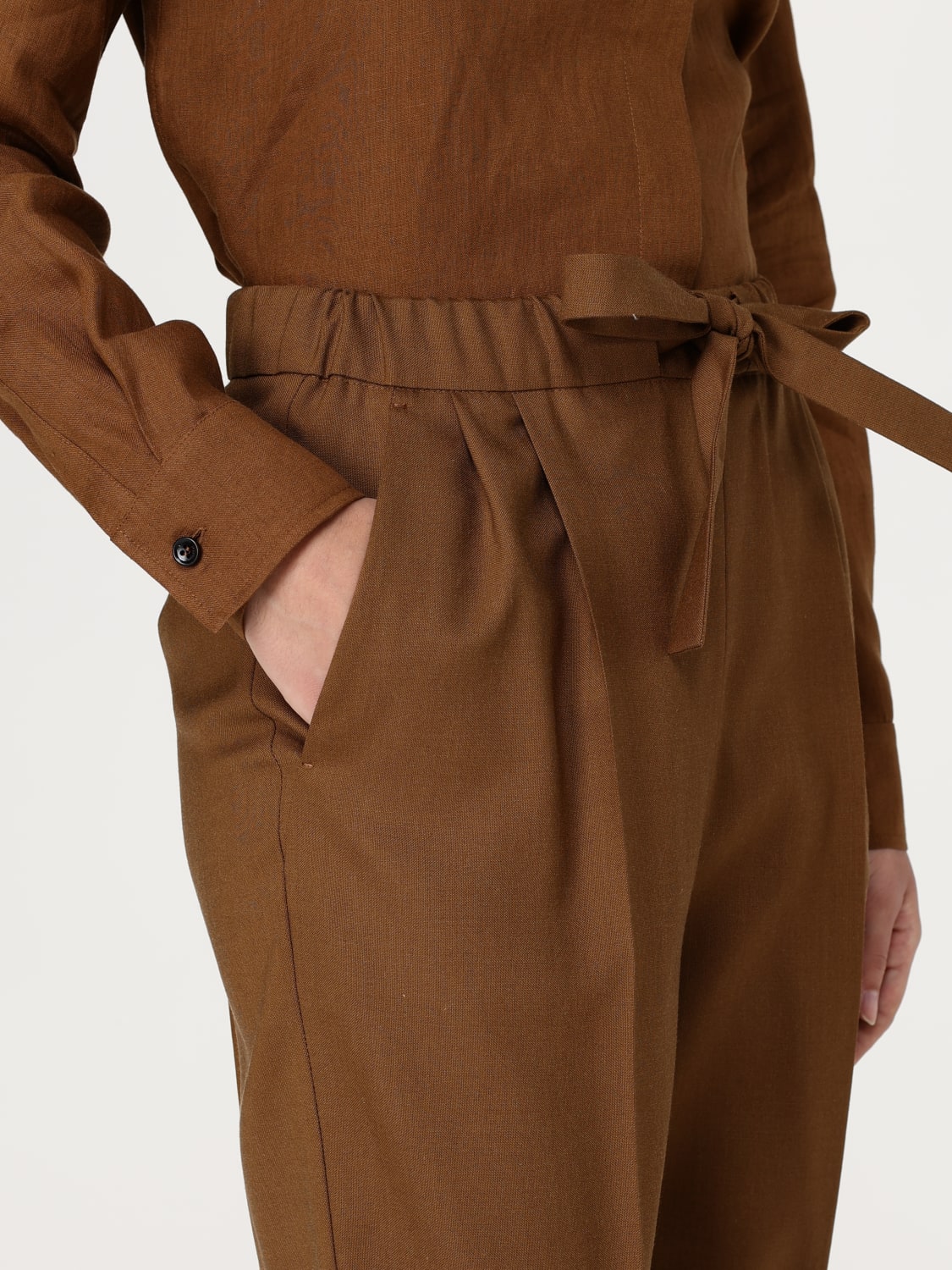 パンツ MAX MARA Woman Pants Leather 2511131201600 017 MAX MARA: Pants woman - Leather | Max Mara pants