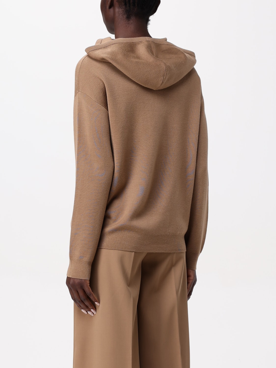 MAX MARA SWEATSHIRT: Top woman Max Mara, Camel - Img 3