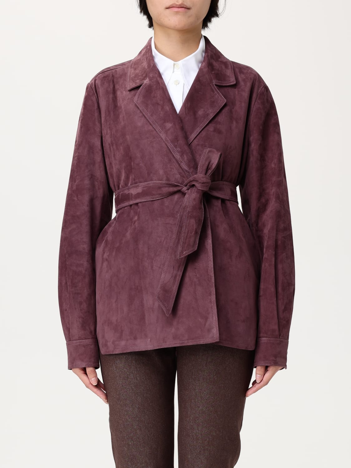 アウターその他 MAX MARA Woman Blazer Lilac 2511441011600 002 MAX MARA: Blazer woman - Lilac | Max Mara blazer