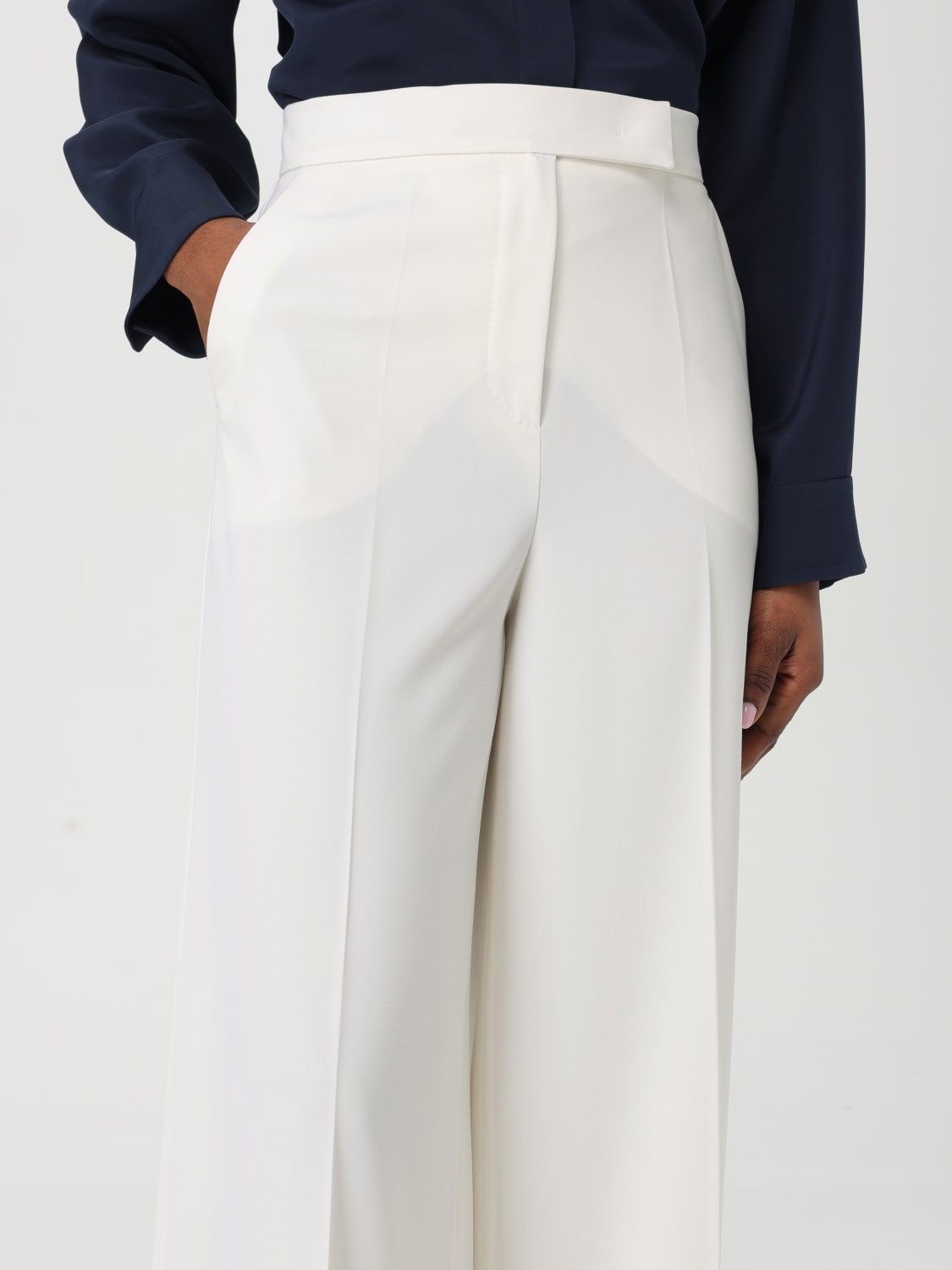 MAX MARA HOSE: Hose damen Max Mara, Weiß - Img 5