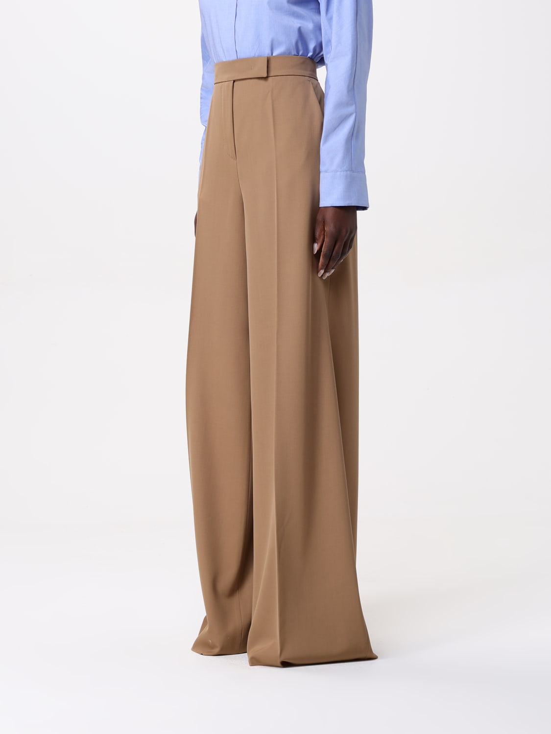 MAX MARA PANTS: Pants woman Max Mara, Camel - Img 4