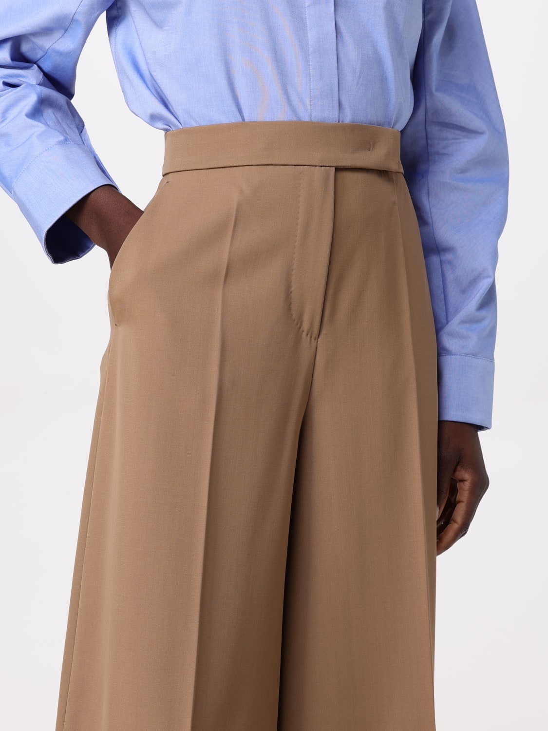 MAX MARA PANTS: Pants woman Max Mara, Camel - Img 5