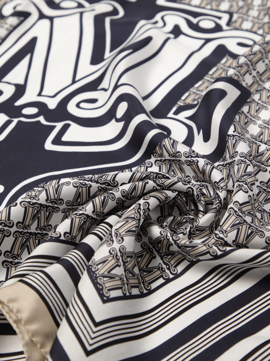 MAX MARA FOULARD: écharpe femme Max Mara, Bleu - Img 3