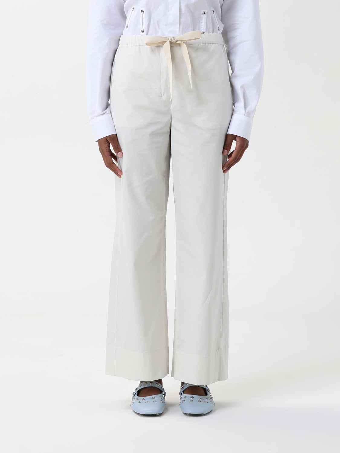 パンツ MAX MARA Woman Pants Ivory 2511131019600 001 Ivory pants | Max Mara