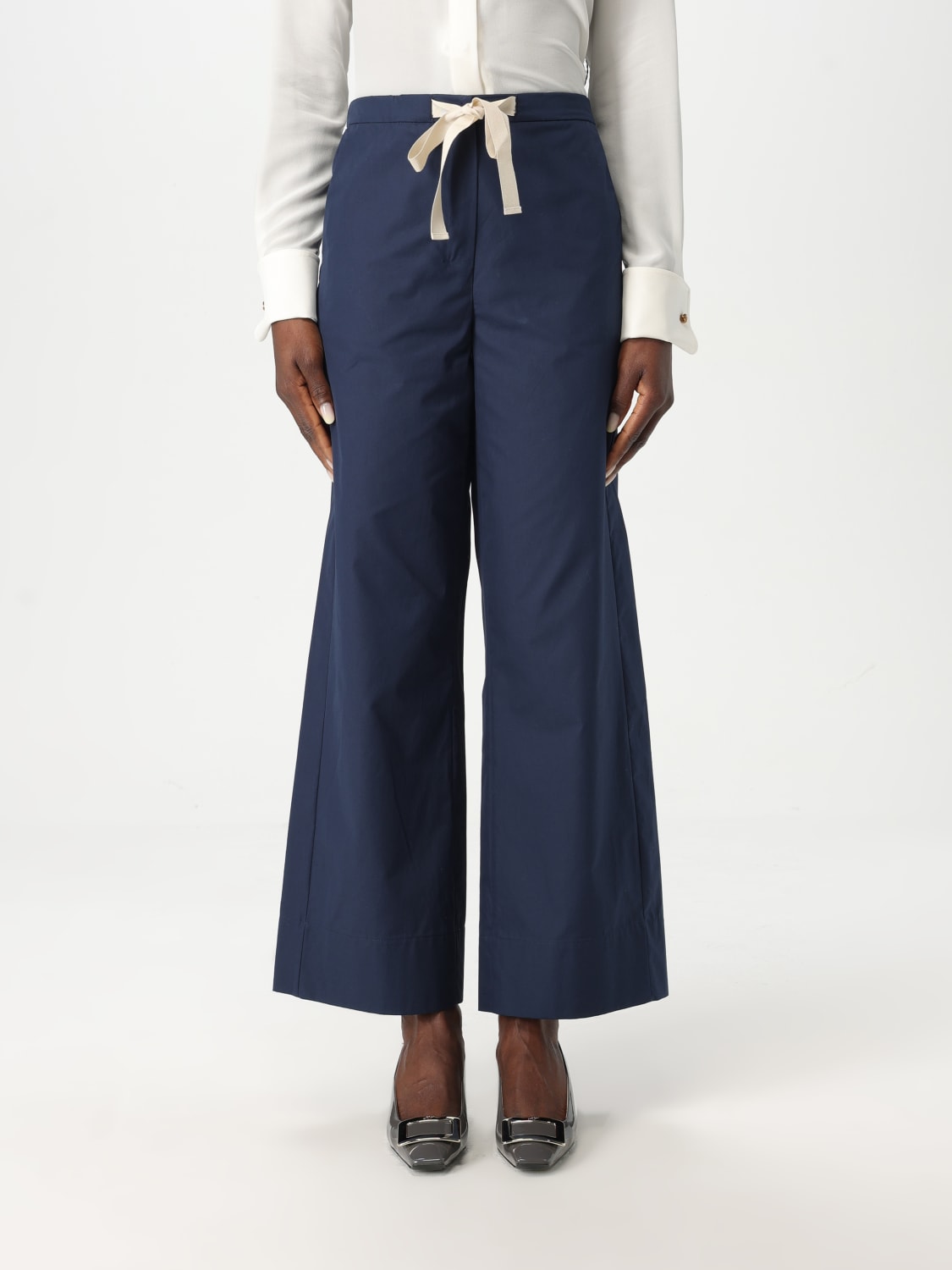 パンツ MAX MARA Woman Pants Blue 2511781038600 002 MAX MARA: Pants woman - Black | Max Mara pants 2511781038600