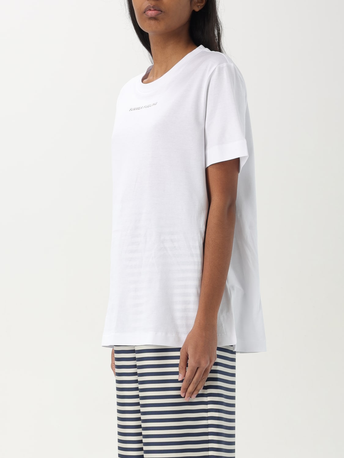 S MAX MARA：Tシャツ レディース - ホワイト | GIGLIO.COM