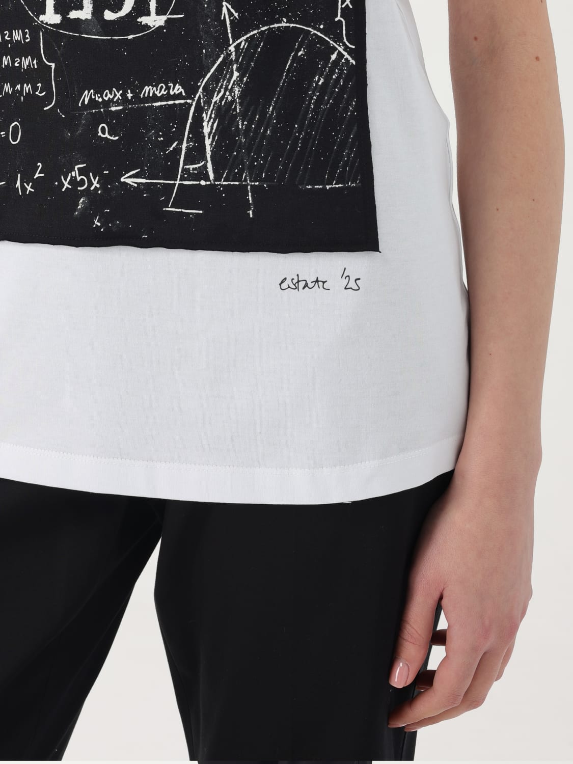 Tシャツ・カットソー MAX MARA Woman T-Shirt White 2511941038600 001 Max Mara T-shirt for Women SS25 | GIGLIO.COM