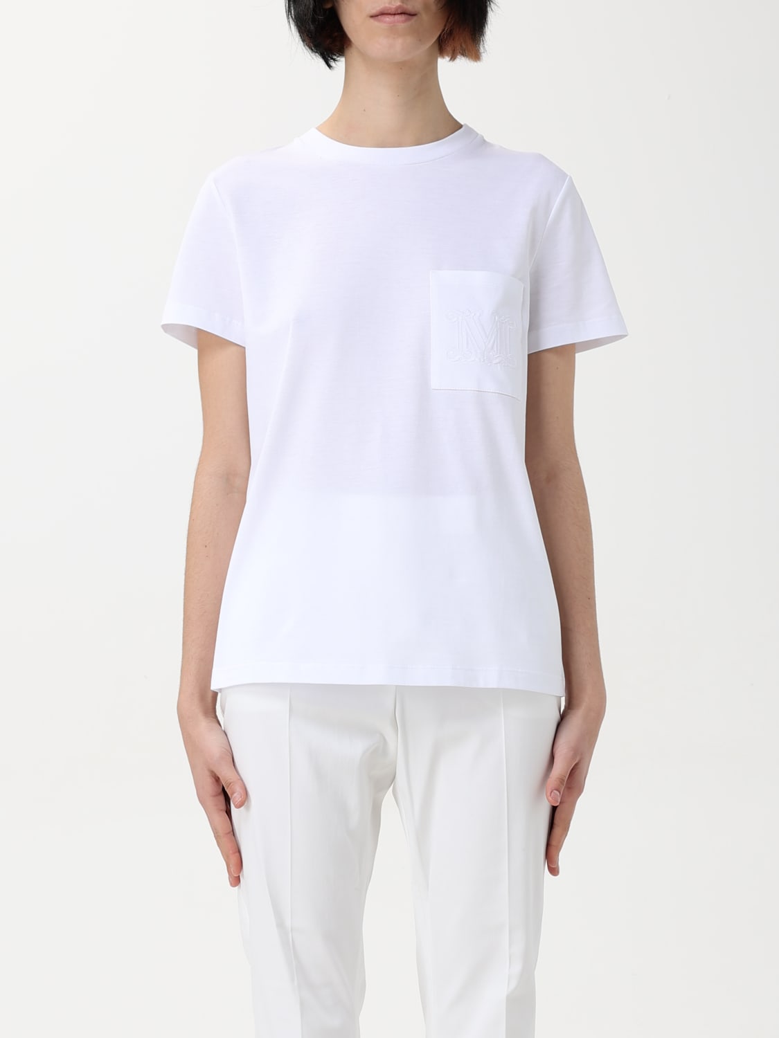 MAX MARA T-SHIRT: Top woman Max Mara, White - Img 1