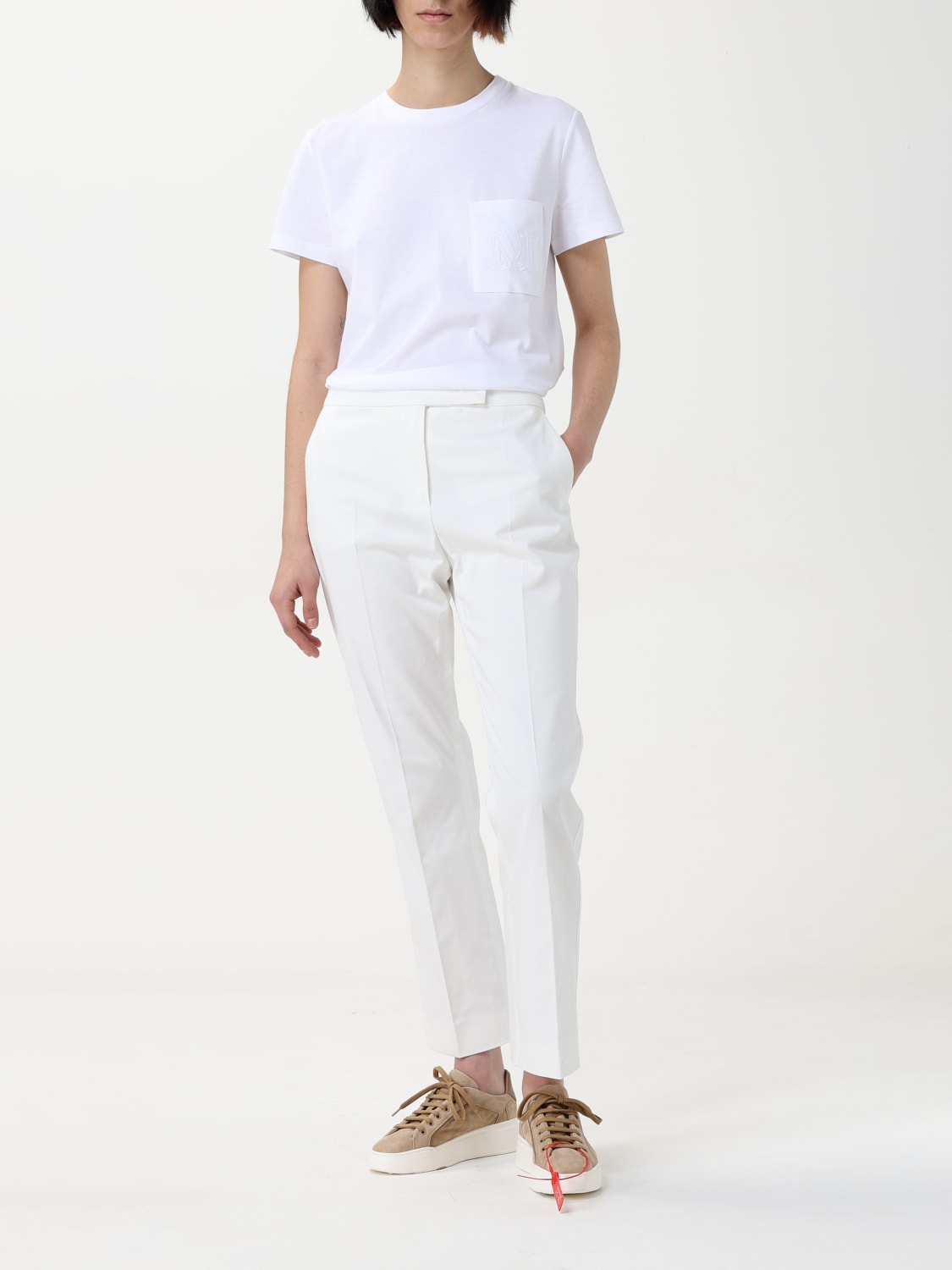 MAX MARA T-SHIRT: Top woman Max Mara, White - Img 2