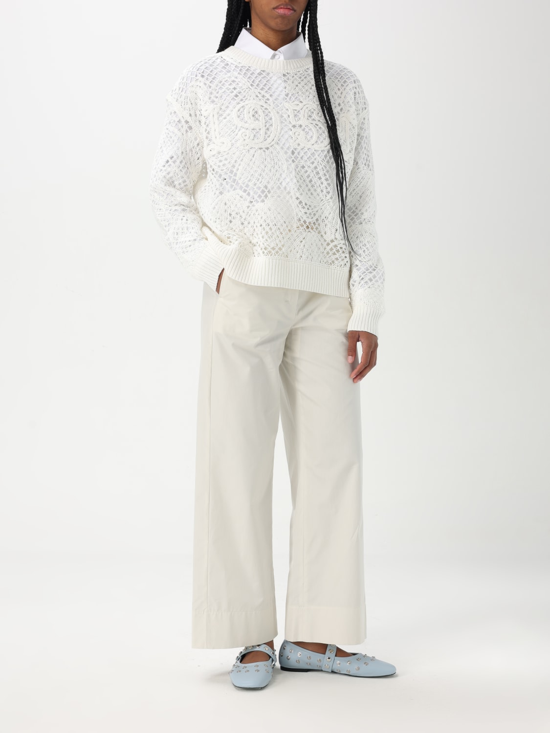 MAX MARA SWEATER: Sweater woman Max Mara, White - Img 2