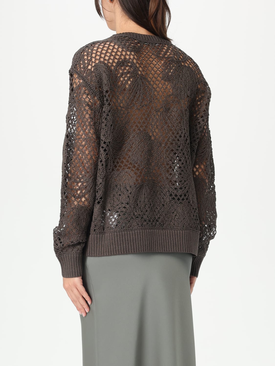 MAX MARA SWEATER: Sweater woman Max Mara, Brown - Img 2