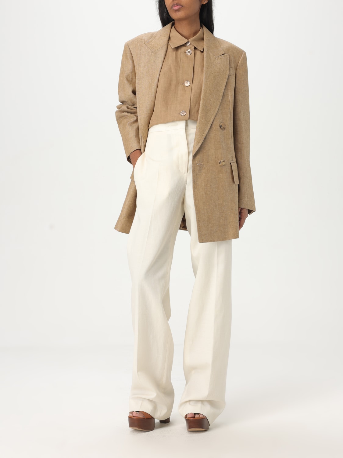 アウターその他 MAX MARA Woman Blazer Tobacco 2511041022600 001 MAX MARA Woman Blazer Tobacco 2511041022600 001 (Max Mara
