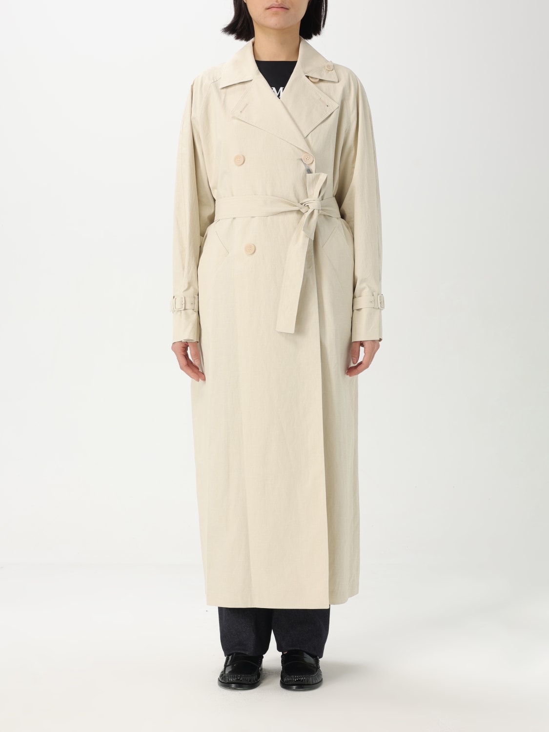 コート MAX MARA Women Coats 2511011031001 Beige Max Mara Coat, Size 42 IT