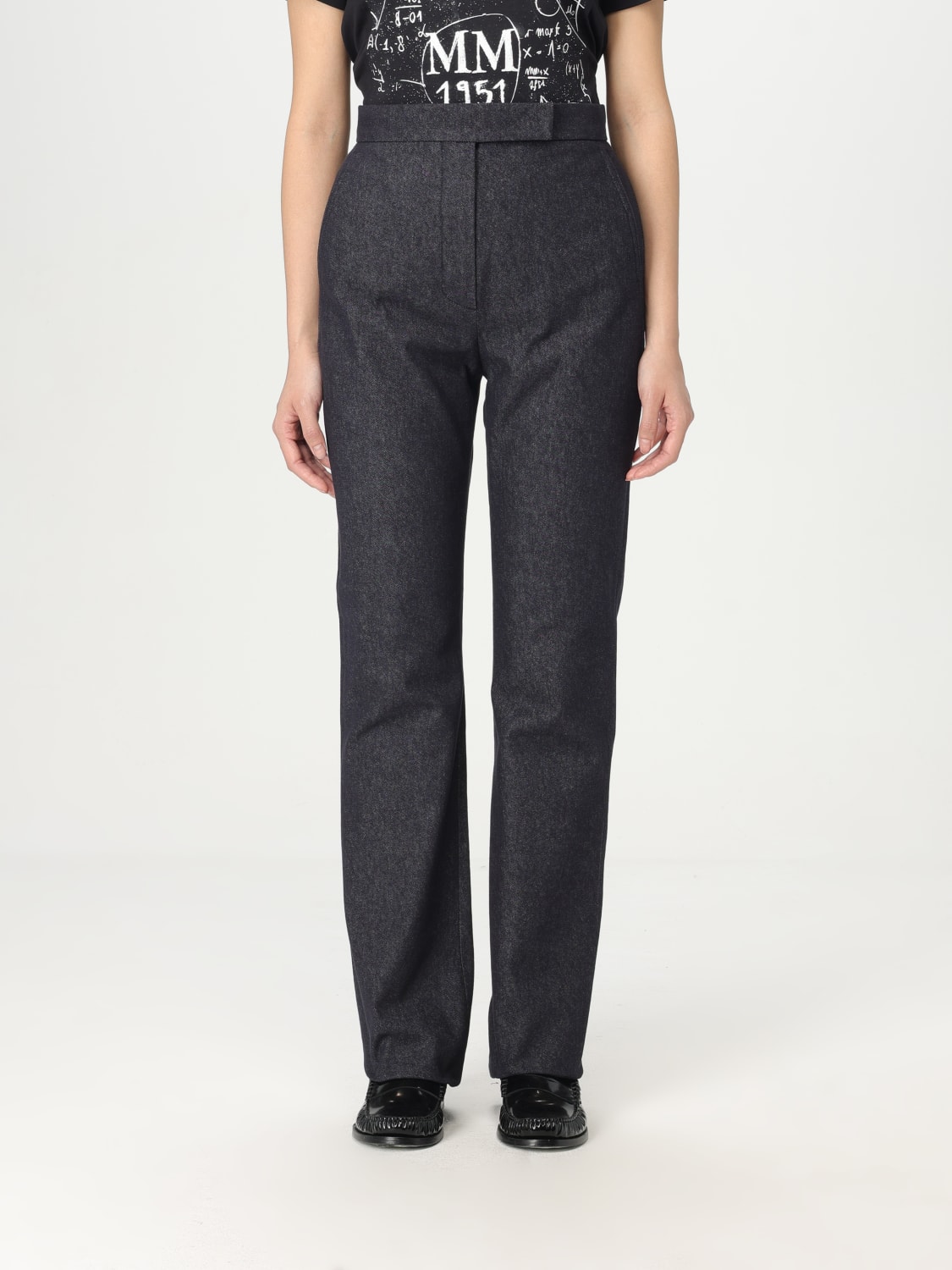 MAX MARA PANTS: Pants woman Max Mara, Blue - Img 1