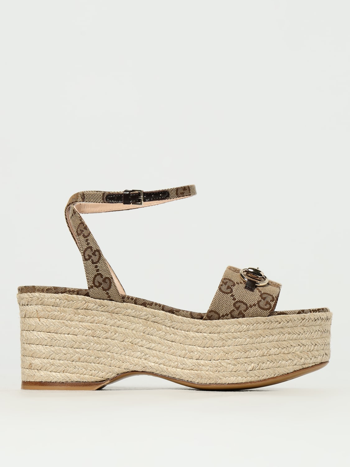シューズ・サンダルその他 GUCCI Woman Shoes Beige 816692H6320 9744 GUCCI: Shoes woman - Beige | Gucci heeled sandals