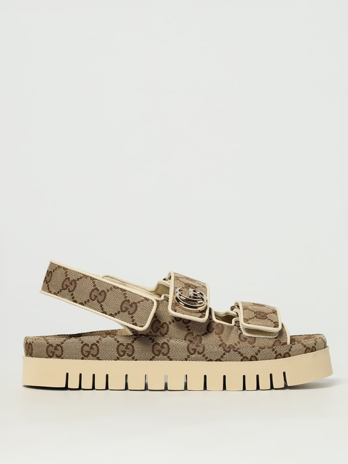 GUCCIフリンジ付きベージュプラットフォームシューズ GUCCI/グッチ】よりGGスプリームプラットフォームスニーカーが