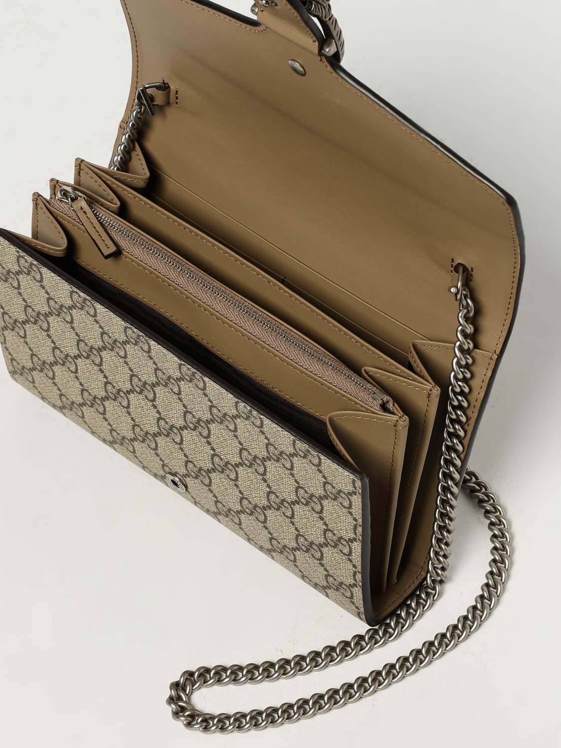 GUCCI MINI BAG: Shoulder bag woman Gucci, Beige - Img 5