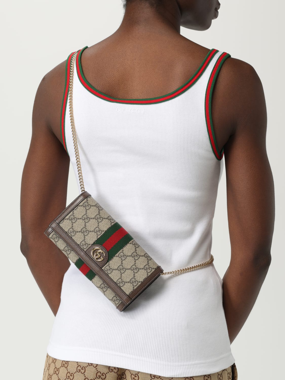 ショルダーバッグ・ポシェット GUCCI Woman Shoulder bag Beige 77230996IWG 8745 GUCCI: Shoulder bag woman - Beige | Gucci mini bag