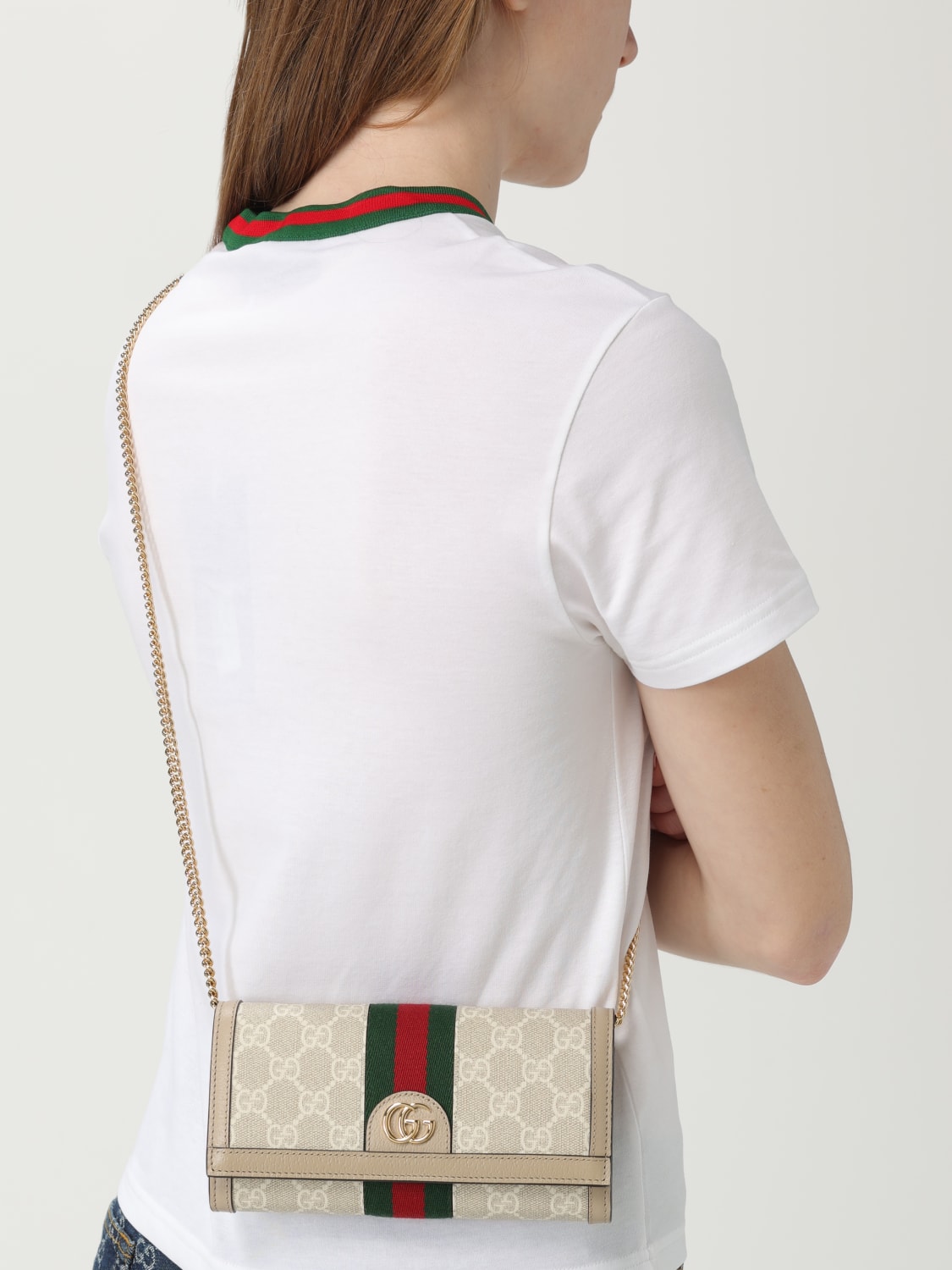 バッグ・カバンその他 GUCCI Woman Mini bag Yellow Cream 7723092ZGMN 9643 GUCCI: Shoulder bag woman - Yellow Cream | Gucci mini bag