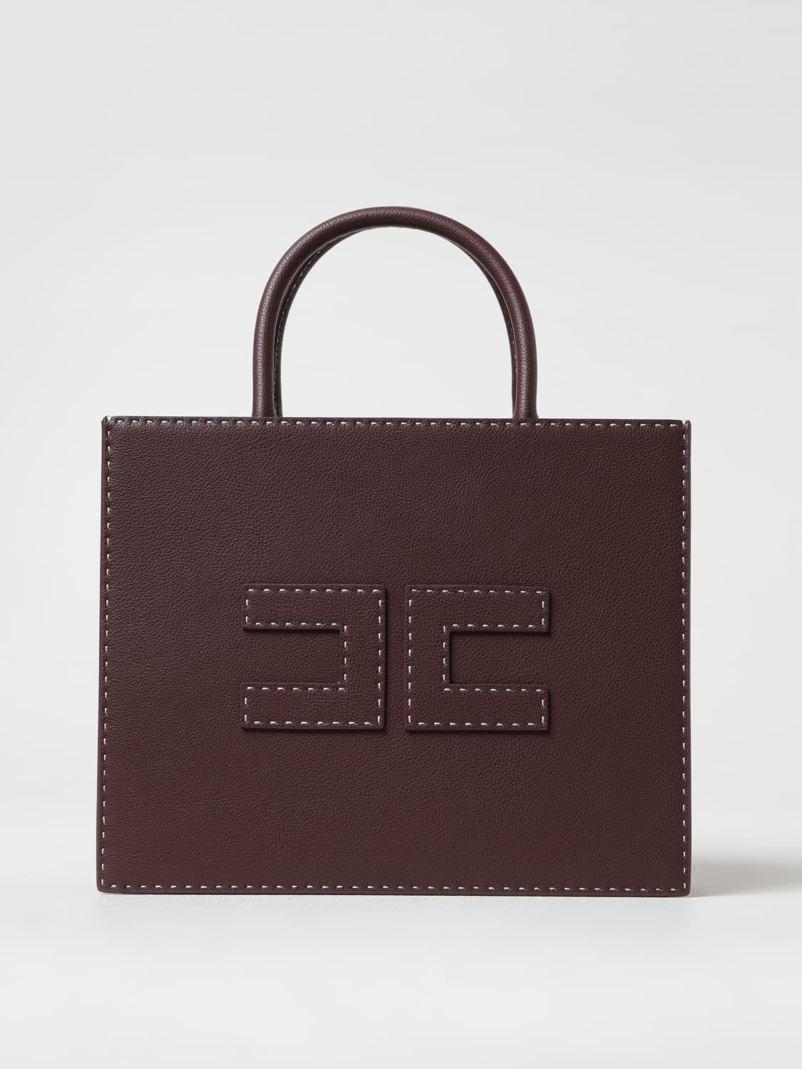 トートバッグ Elisabetta Franchi MEDIUM LOGO TOTE BAG Medium tote bag with logo details | Elisabetta Franchi