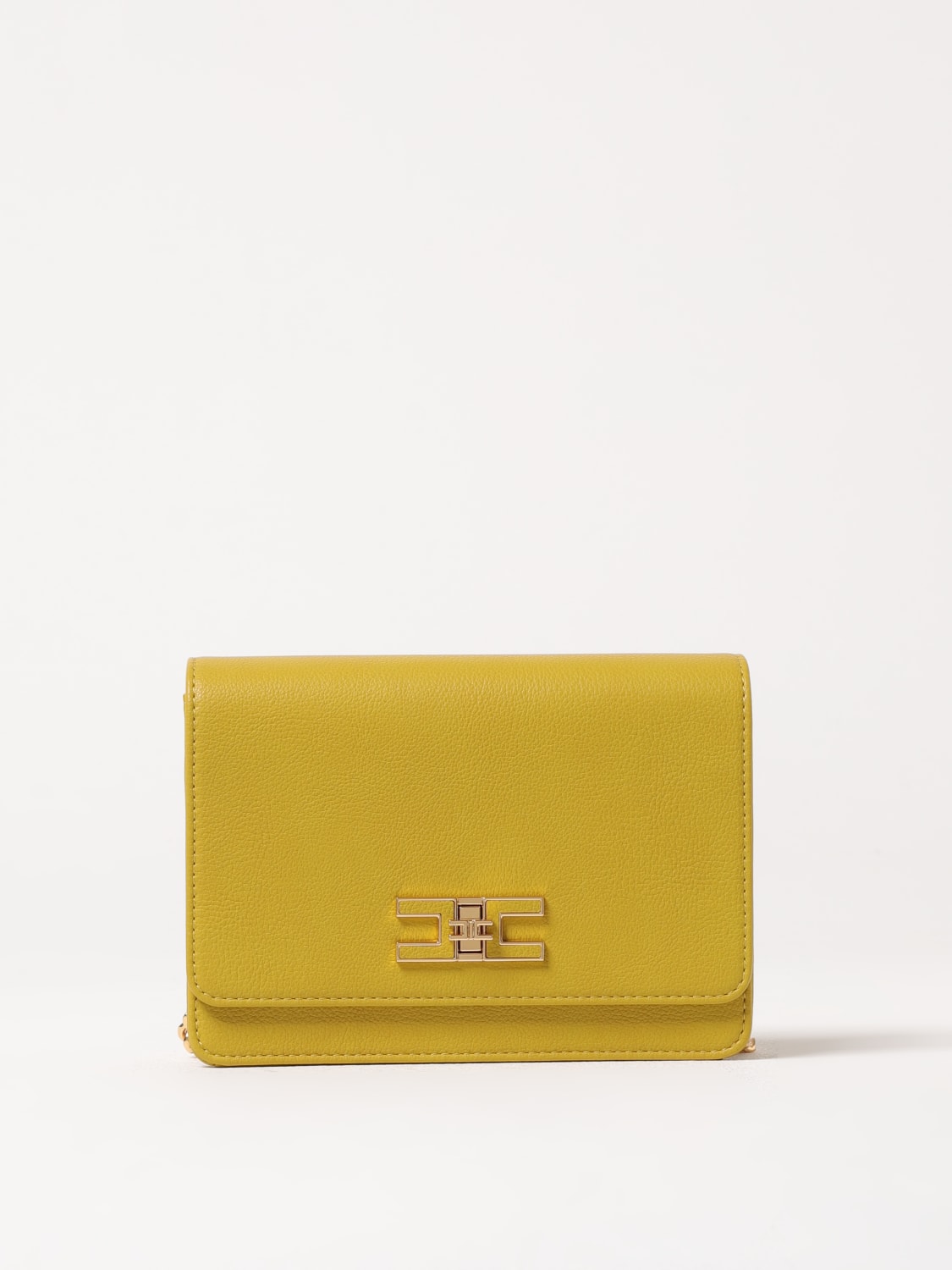 ELISABETTA FRANCHI MINI BOLSO: Bolso de hombro mujer Elisabetta Franchi, Amarillo - Img 1