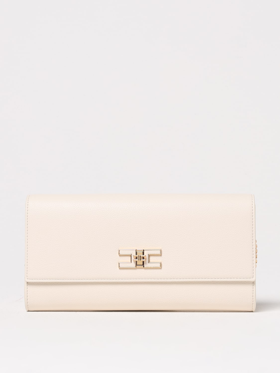 ELISABETTA FRANCHI CLUTCH: Clutch Elisabetta Franchi in pelle sintetica , Bianco - Img 1