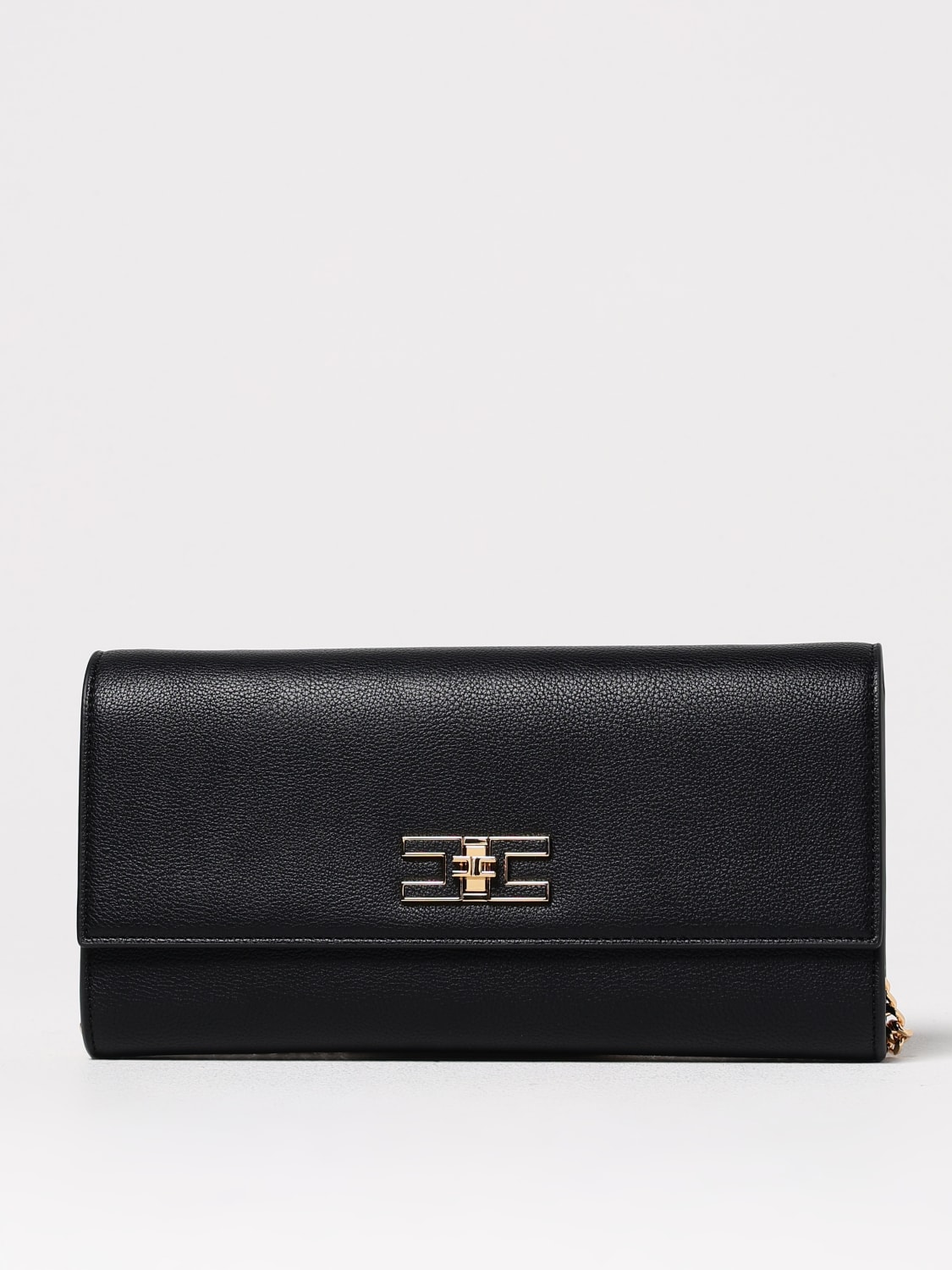 ELISABETTA FRANCHI CLUTCH: Clutch Elisabetta Franchi in pelle sintetica , Nero - Img 1