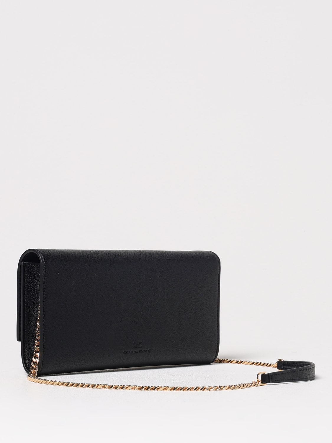 ELISABETTA FRANCHI CLUTCH: Clutch Elisabetta Franchi in pelle sintetica , Nero - Img 2