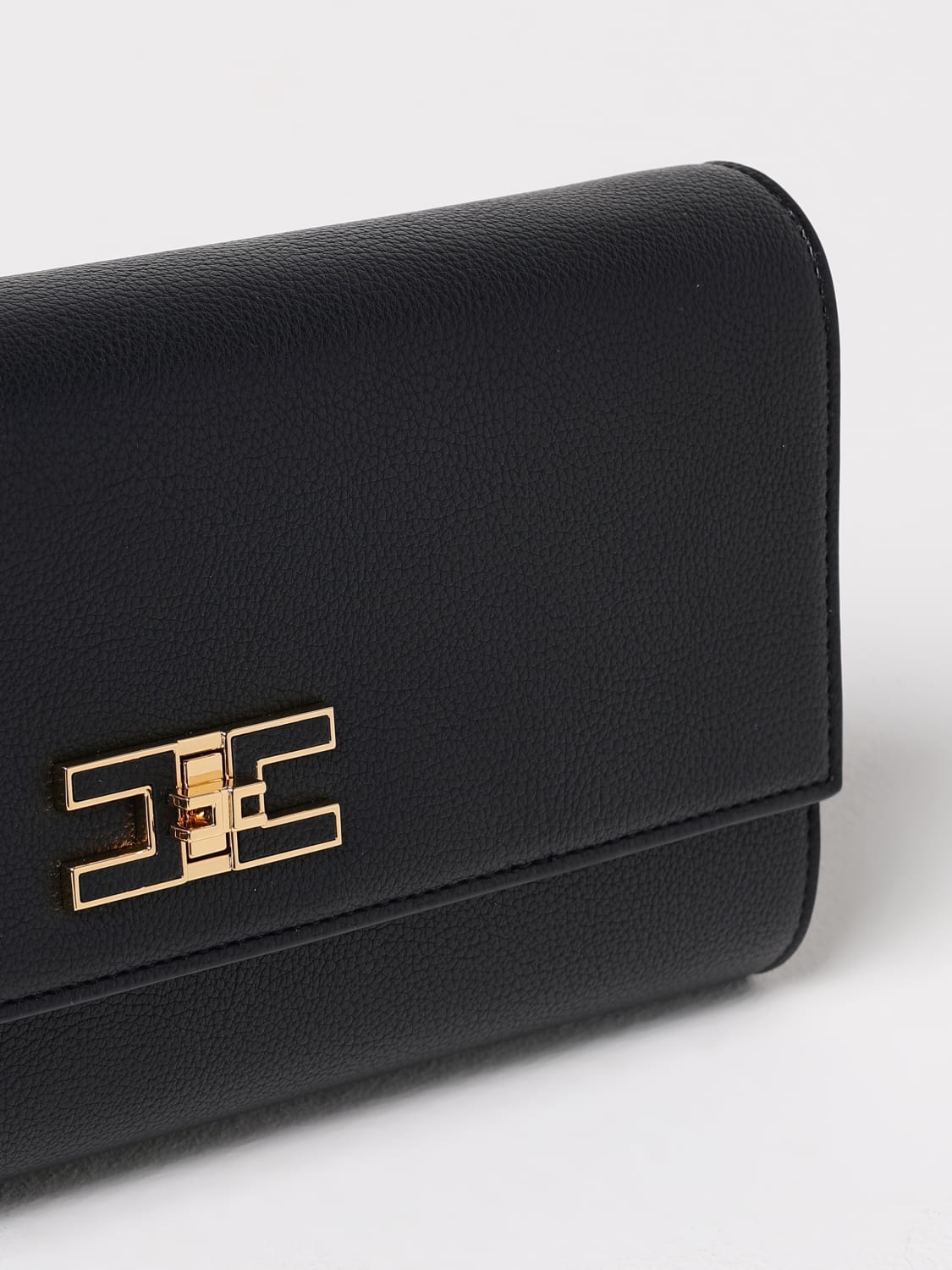 ELISABETTA FRANCHI CLUTCH: Clutch Elisabetta Franchi in pelle sintetica , Nero - Img 3