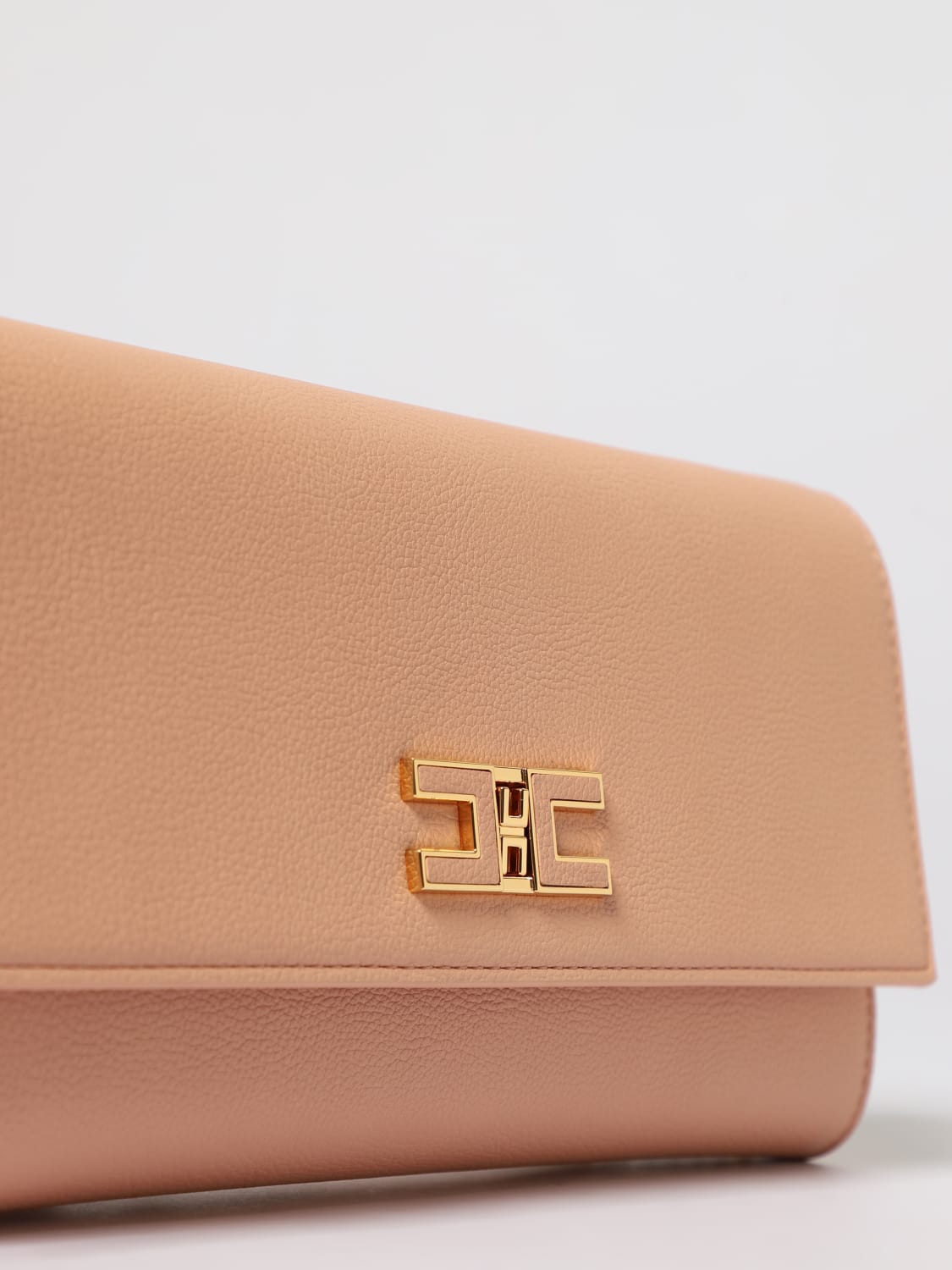 ELISABETTA FRANCHI CLUTCH: Clutch Elisabetta Franchi in pelle sintetica , Nudo - Img 3