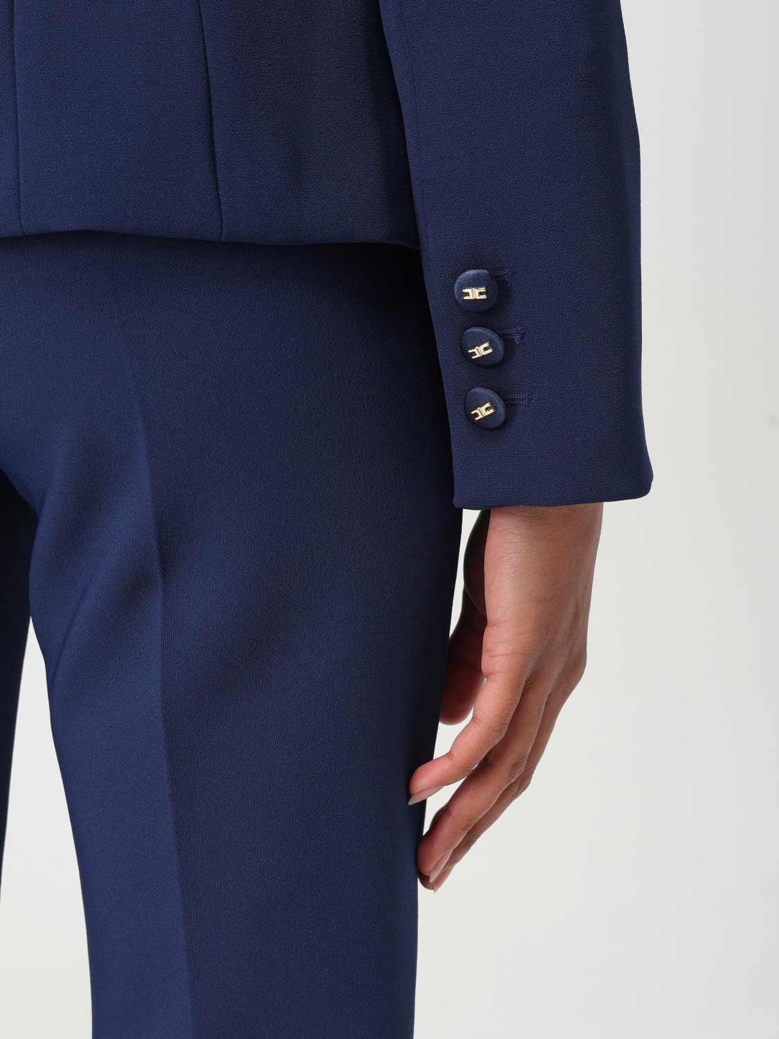 アウターその他 ELISABETTA FRANCHI Woman Blazer Blue GI142 DC8 ELISABETTA FRANCHI: Blazer woman - Blue | Elisabetta Franchi