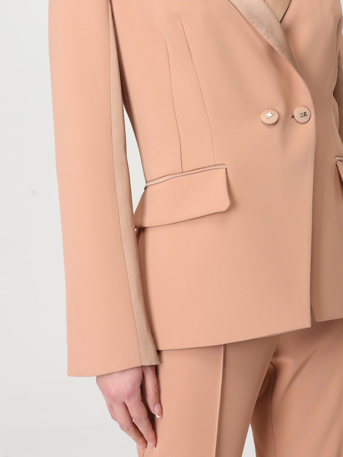 アウターその他 ELISABETTA FRANCHI Woman Blazer Nude GI149 283 ELISABETTA FRANCHI: Blazer woman - Nude | Elisabetta Franchi