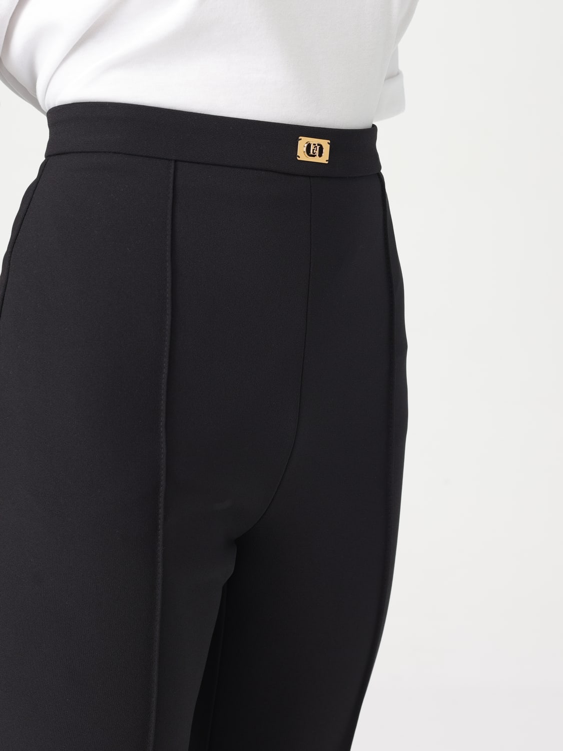 ELISABETTA FRANCHI PANTS: Pants woman Elisabetta Franchi, Black - Img 3