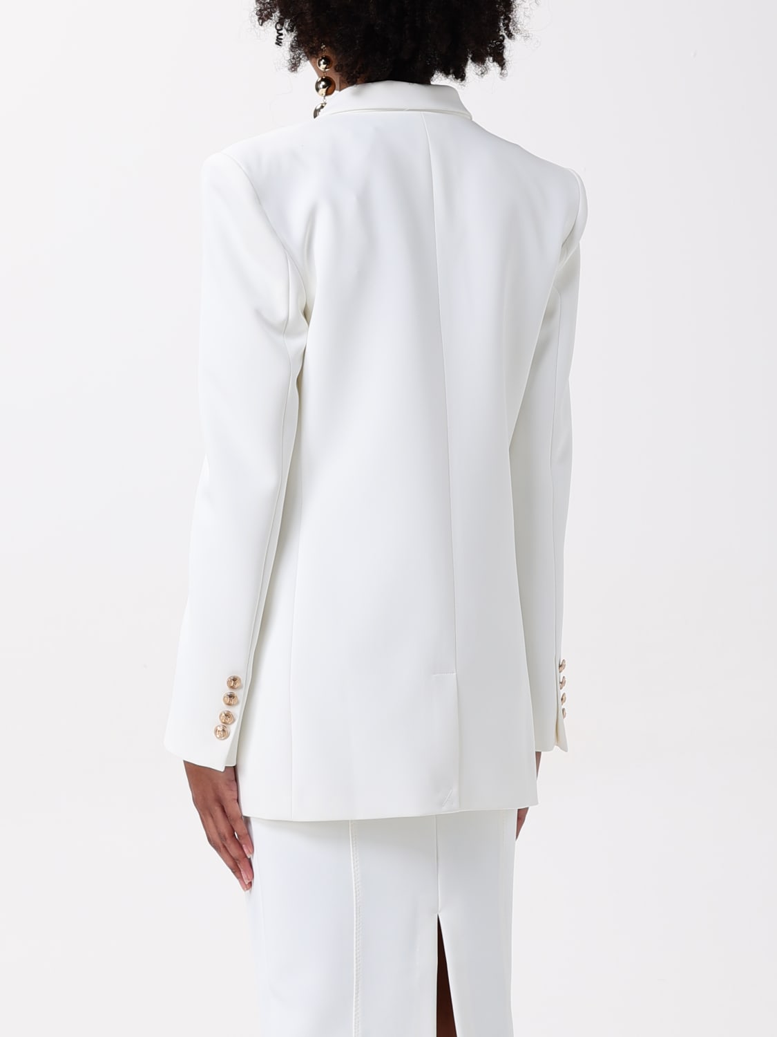 アウターその他 ELISABETTA FRANCHI Woman Blazer White GI147 360 ELISABETTA FRANCHI: Blazer woman - White | Elisabetta