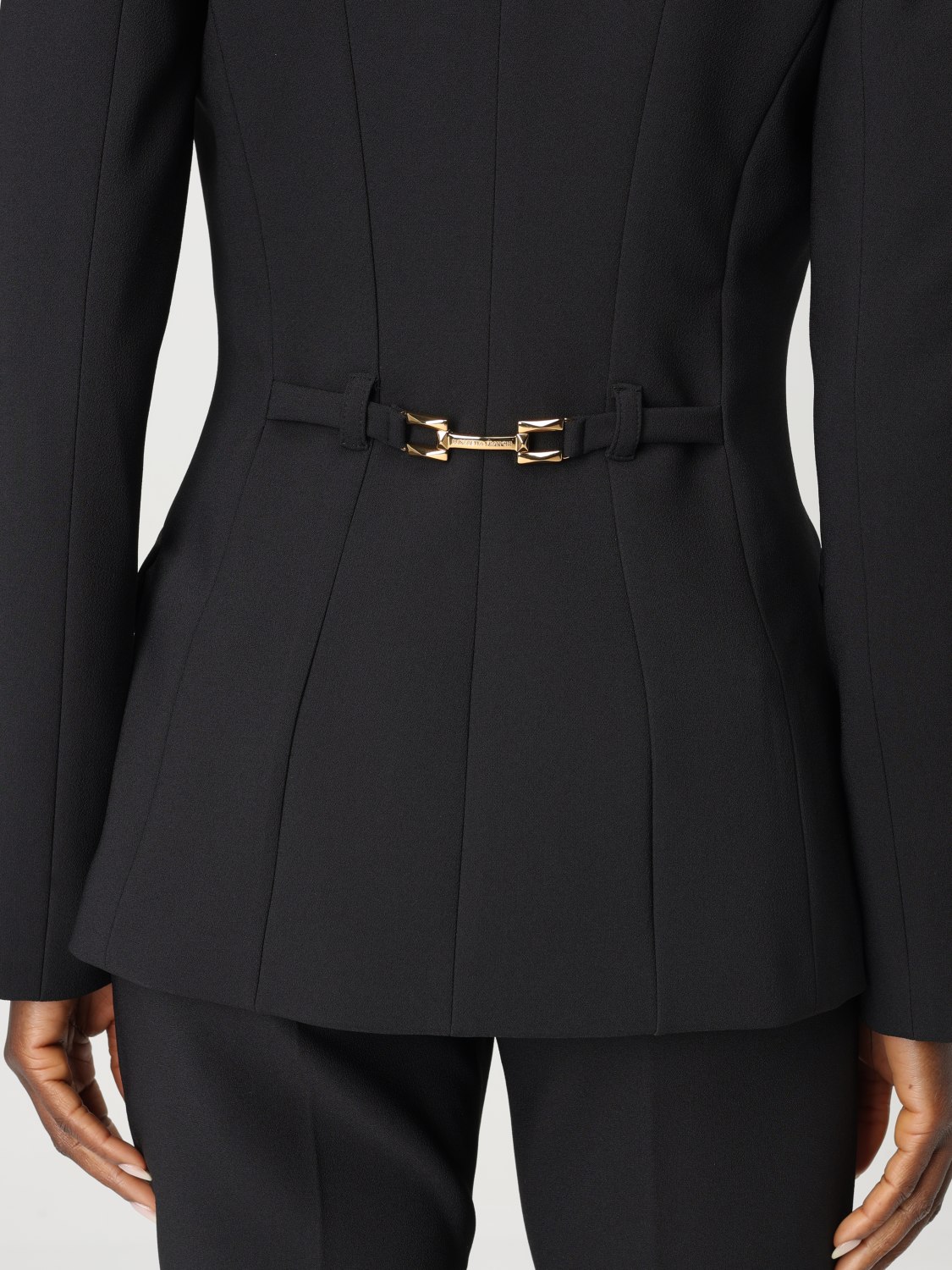 セットアップ ELISABETTA FRANCHI Women Suit Set TP00141E2 110 Black ELISABETTA FRANCHI TP00141E2 110 Complete suits