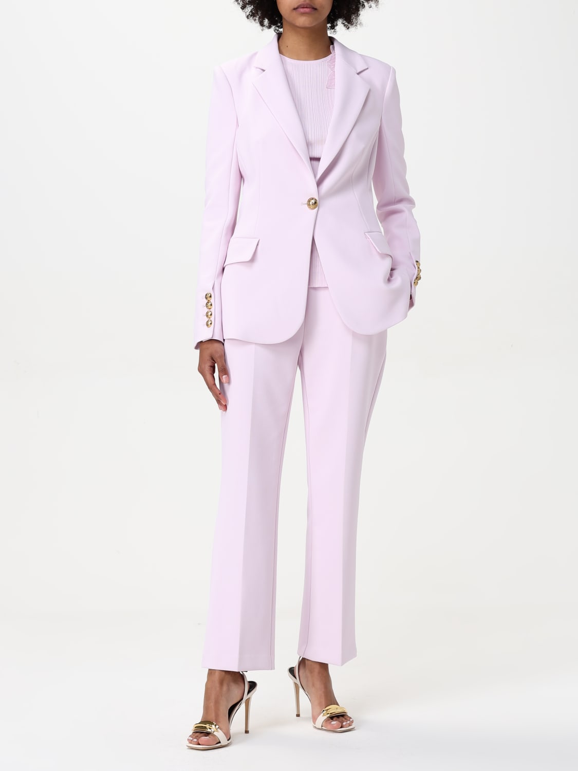 アウターその他 ELISABETTA FRANCHI Woman Suit Pink TP001 544 ELISABETTA FRANCHI: Suit woman - Pink | Elisabetta Franchi