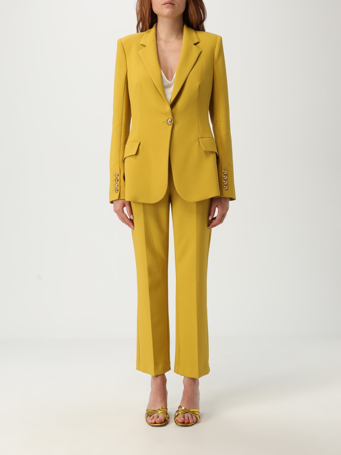 ELISABETTA FRANCHI ANZUG: Anzug damen Elisabetta Franchi, Mustard - Img 1