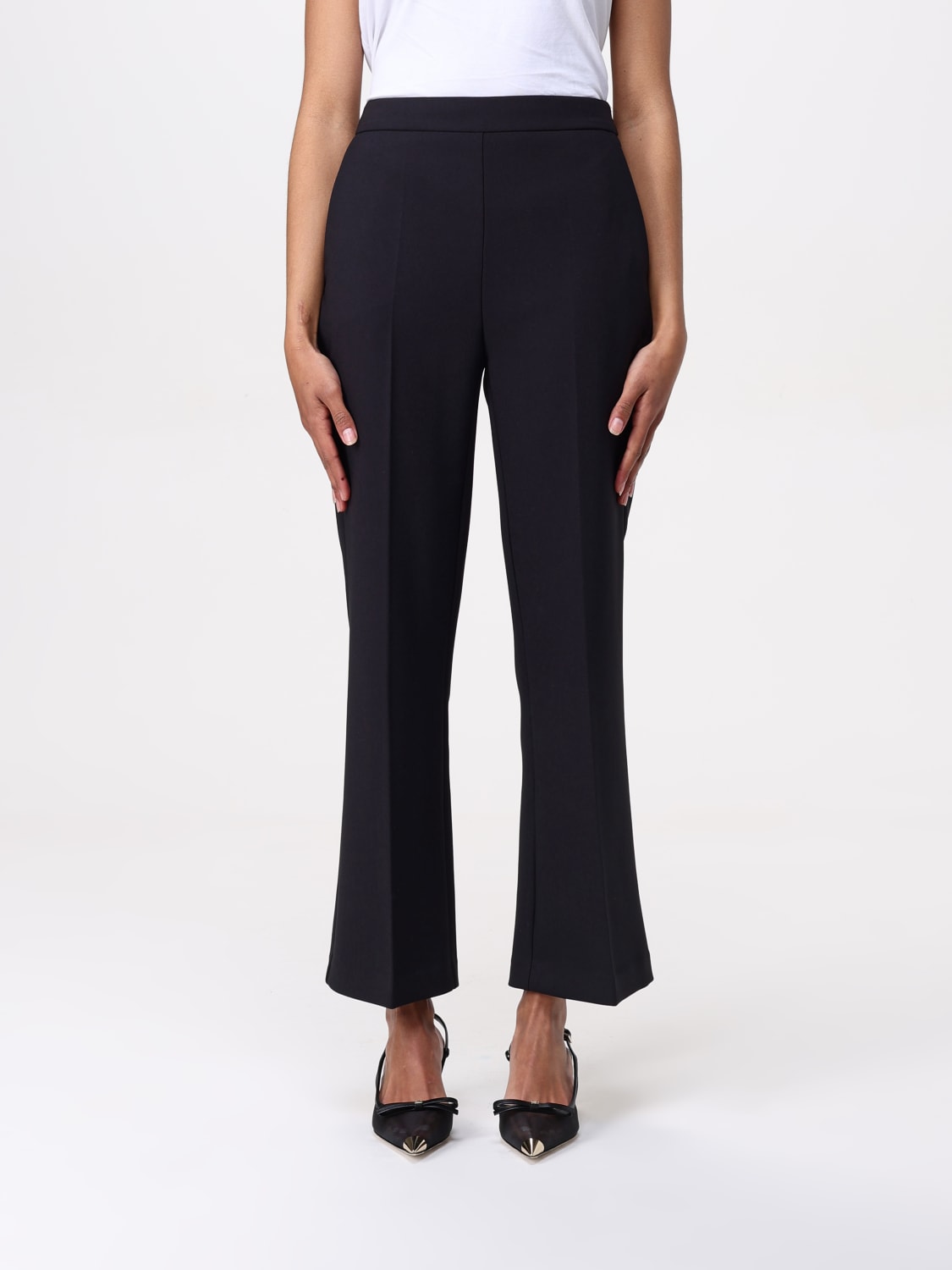 ボトムスその他 ELISABETTA FRANCHI Women Pants PA08951E2110 Black ELISABETTA FRANCHI: Pants woman - Black | Elisabetta Franchi
