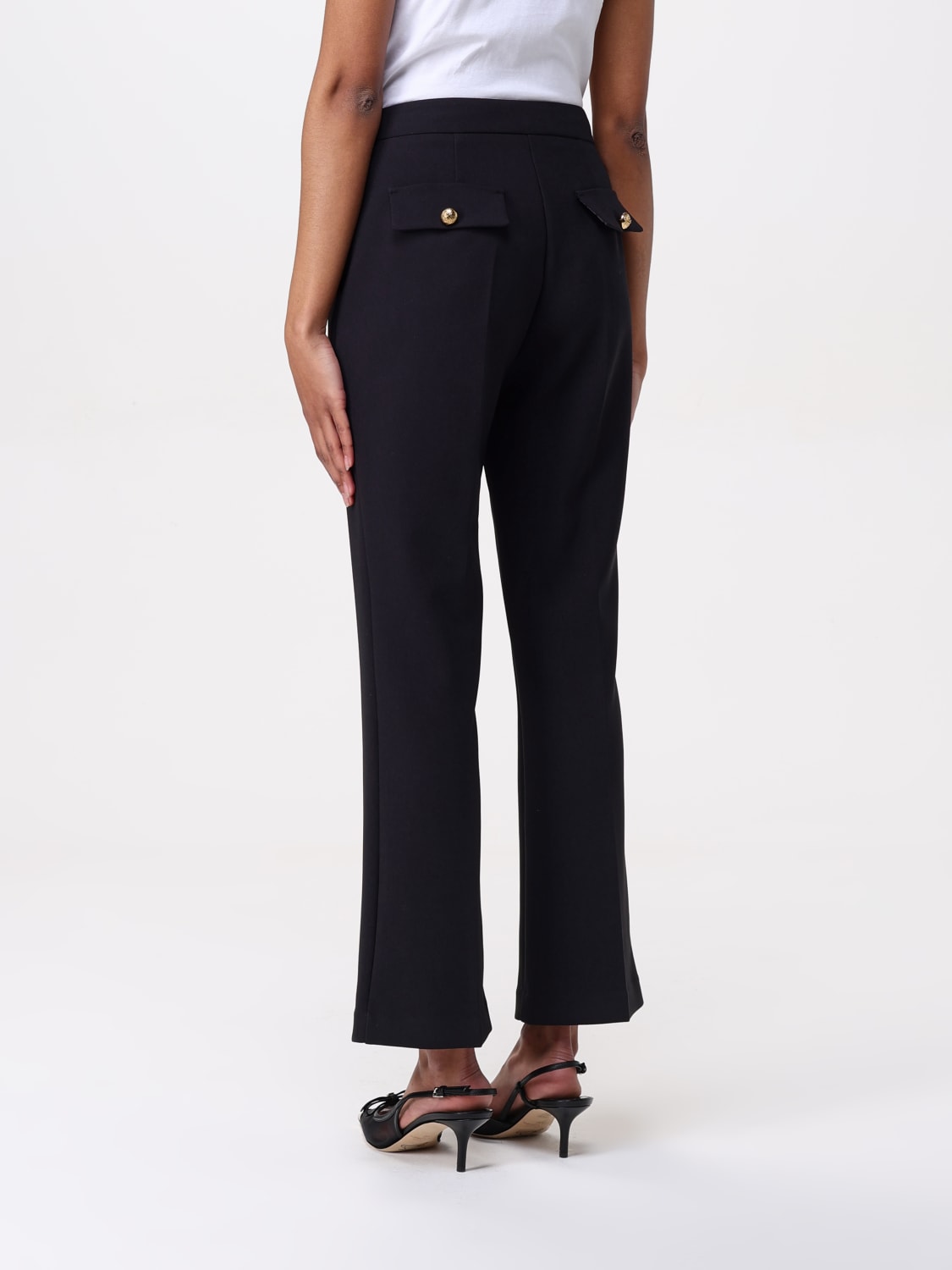 パンツ ELISABETTA FRANCHI Woman Pants Black PA082 110 ELISABETTA FRANCHI: Pants woman - Black | Elisabetta Franchi