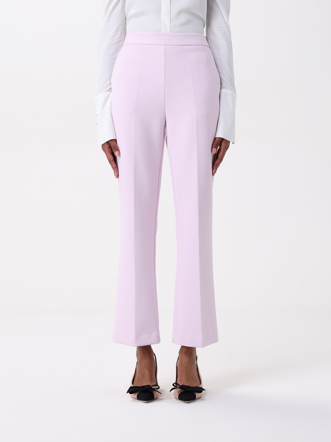 パンツ ELISABETTA FRANCHI Woman Pants Pink PA089 544 ELISABETTA FRANCHI: Pants woman - Pink | Elisabetta Franchi
