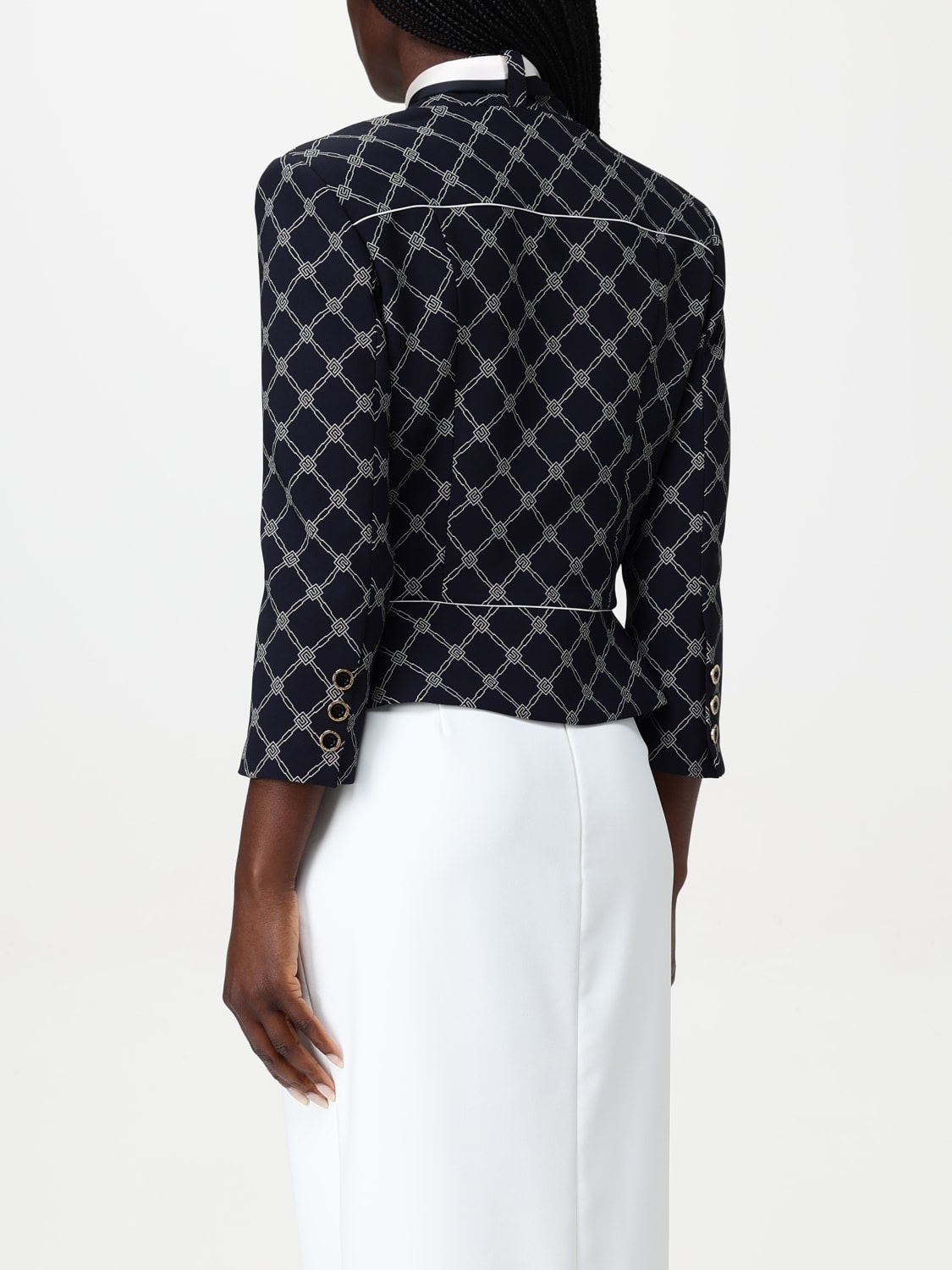 ELISABETTA FRANCHI JACKET: Blazer woman Elisabetta Franchi, Yellow - Img 2