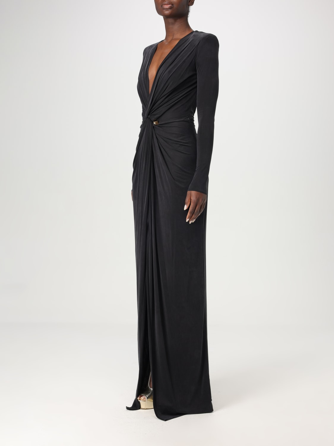 ELISABETTA FRANCHI: Dress woman - Black | Elisabetta Franchi
