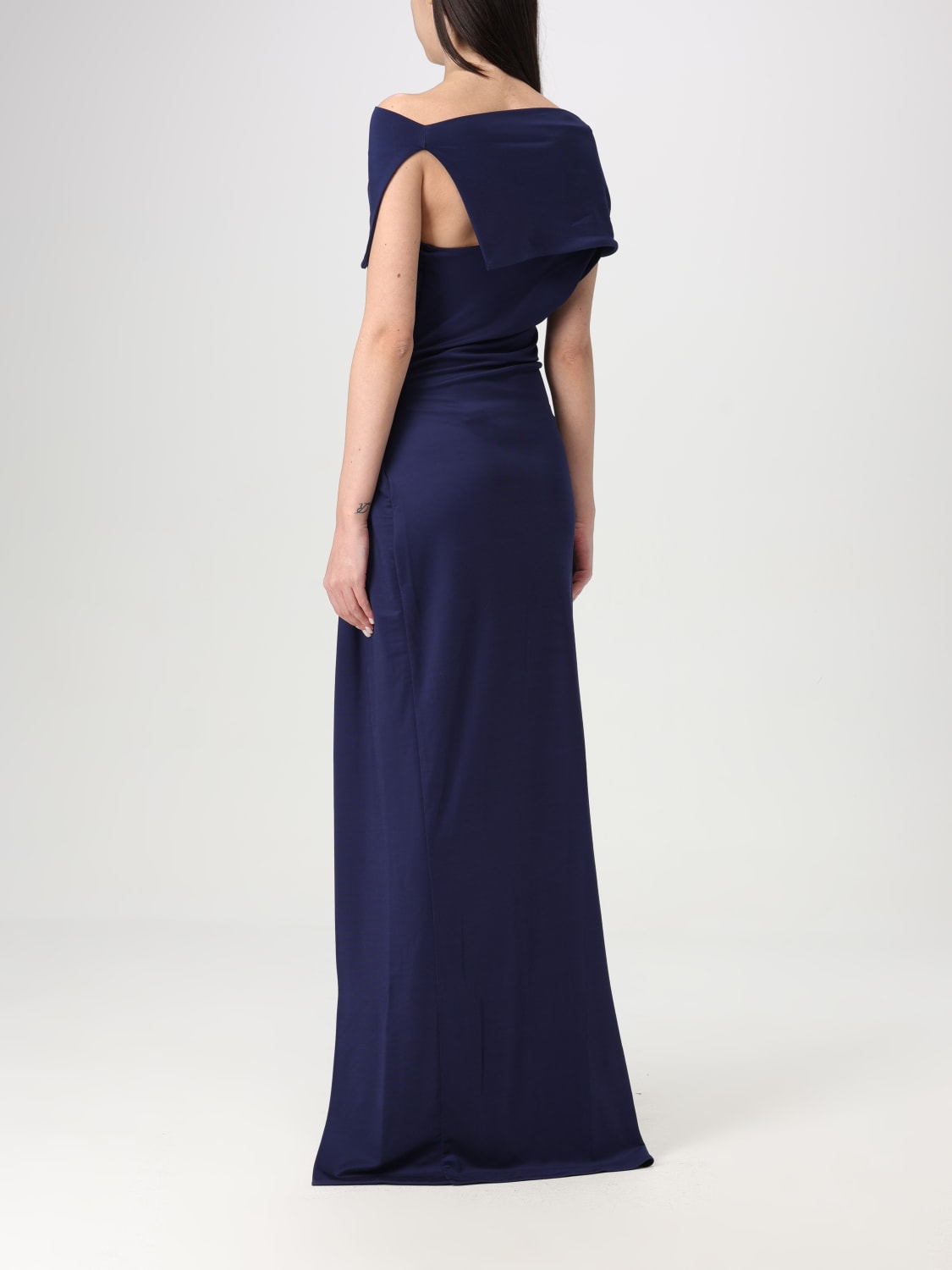 ELISABETTA FRANCHI: Dress woman - Blue | Elisabetta Franchi